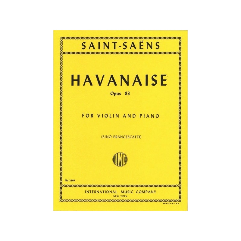 9790220419386IMC2469 Havanaise Op. 83 (Francescatti)