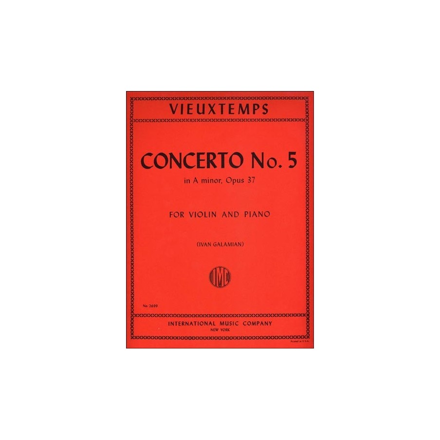 9790220420917IMC2699 Concerto No. 5 in A minor, Opus 37
