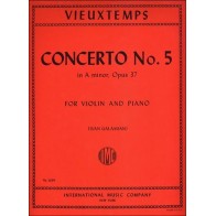 9790220420917IMC2699 Concerto No. 5 in A minor, Opus 37