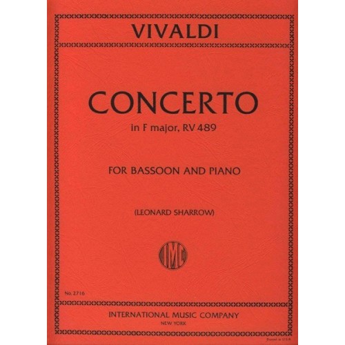 9790220421051IMC2716 Concerto F Viii N. 20 Fa (Sharrow)