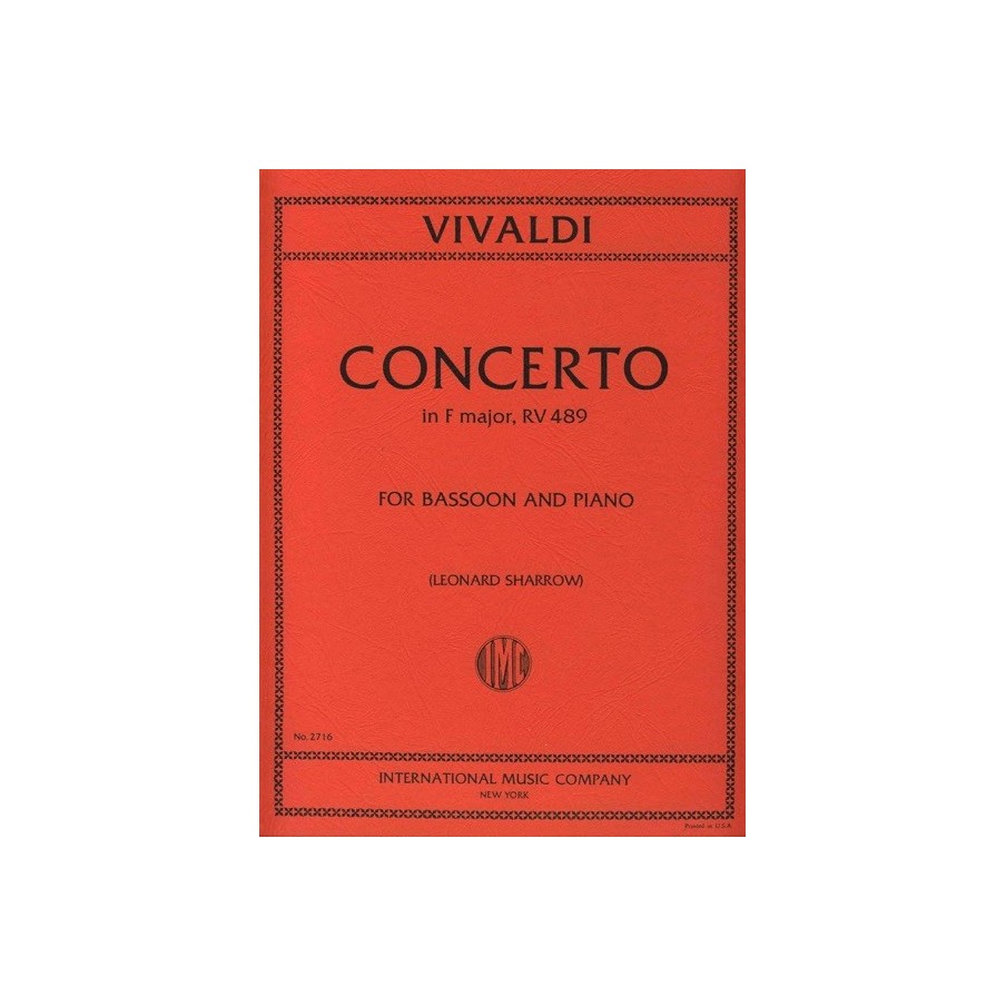 9790220421051IMC2716 Concerto F Viii N. 20 Fa (Sharrow)