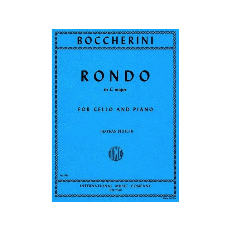 9790220405426IMC633 Rondo In Do (Stutch) (Per Violoncello E Piano)