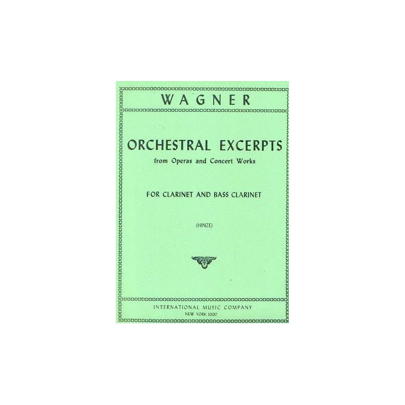 9790220407147IMC868 Orchestral Excerpts (Hinze)