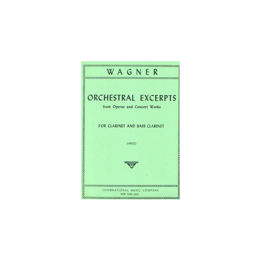 9790220407147IMC868 Orchestral Excerpts (Hinze)