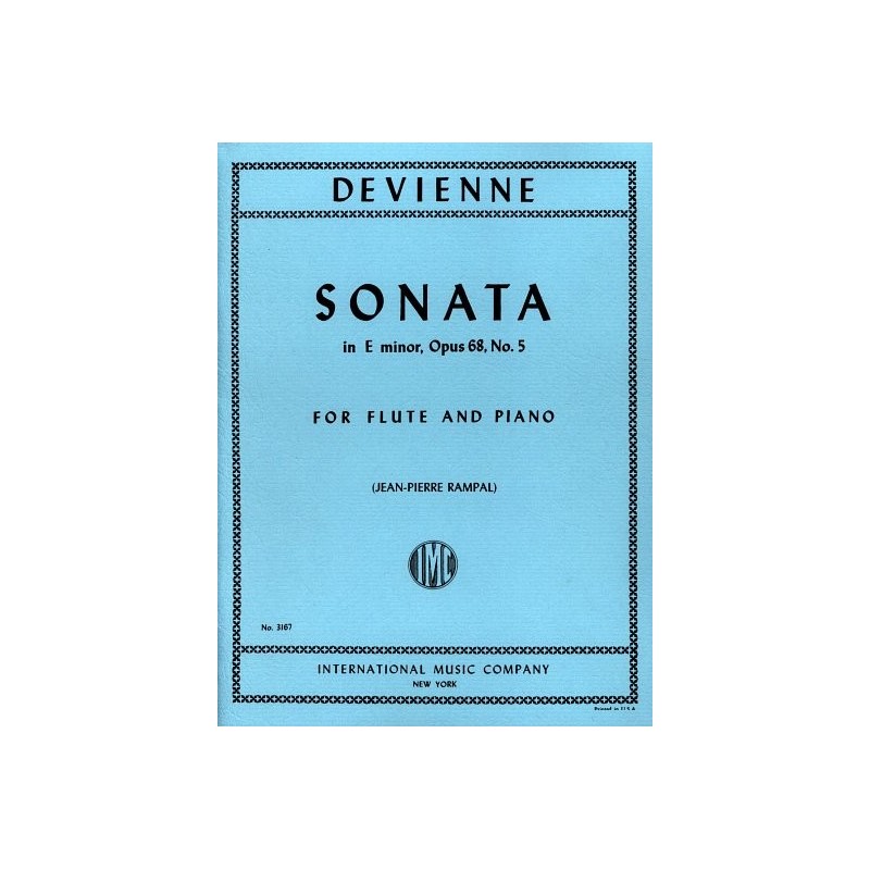 9790220423901IMC3167 Sonata in E minor, Opus 68, No. 5