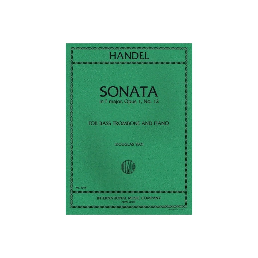 9790220424953IMC3308 Sonata In F Op.1 No.12