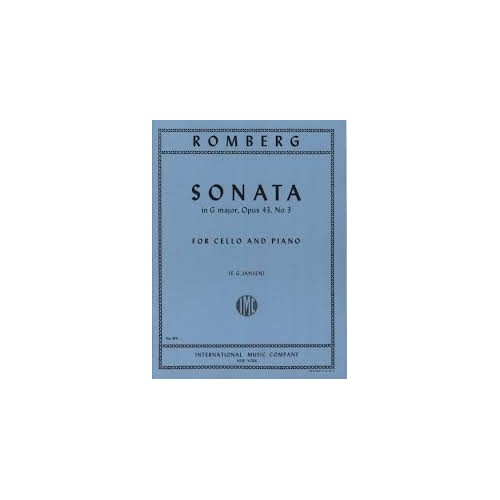 Sonate 3 G-Dur Opus (Jansen)