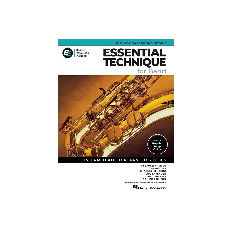 Essential Elements for Band - Bb Tenor Sax Book 3 