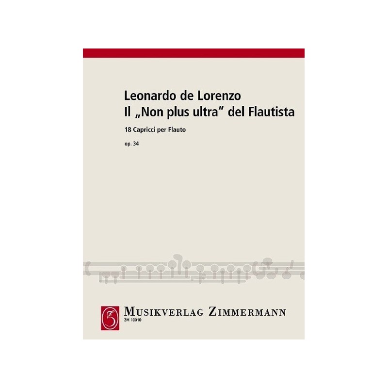 Das Non plus ultra des Flötisten op. 34 