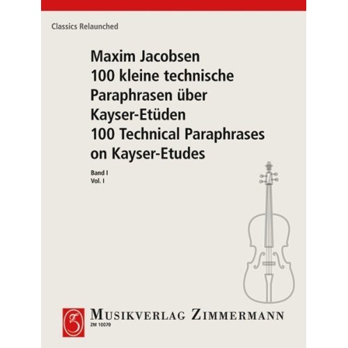 100 technische Paraphrasen über Kayser-Etüden 1 