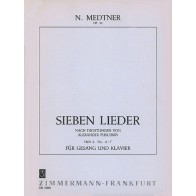 7 Lieder op. 52 Heft 2 