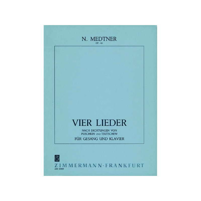 4 Lieder op. 45 