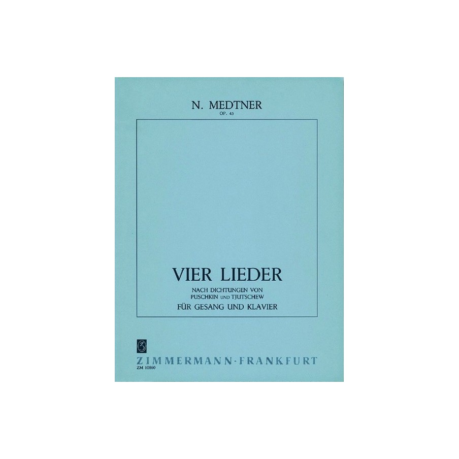 4 Lieder op. 45 