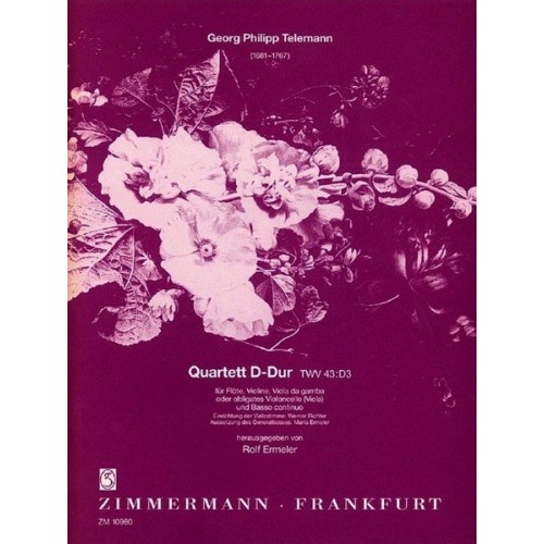 Quartett D-Dur TWV 43:D3