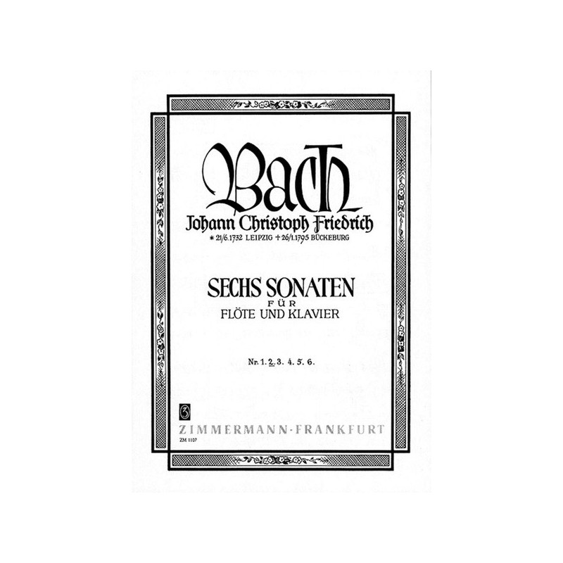 Sechs Sonaten BR B16/ Wf VIII:3/2 