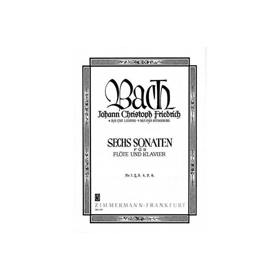 Sechs Sonaten BR B16/ Wf VIII:3/2 