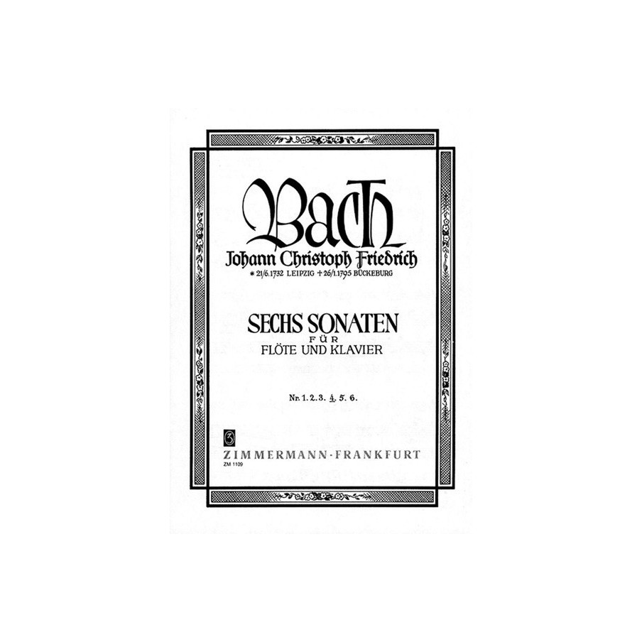 Sechs Sonaten BR B18/ Wf VIII:3/4 