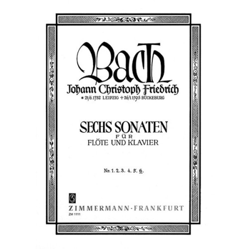 Sechs Sonaten BR B20/ Wf...