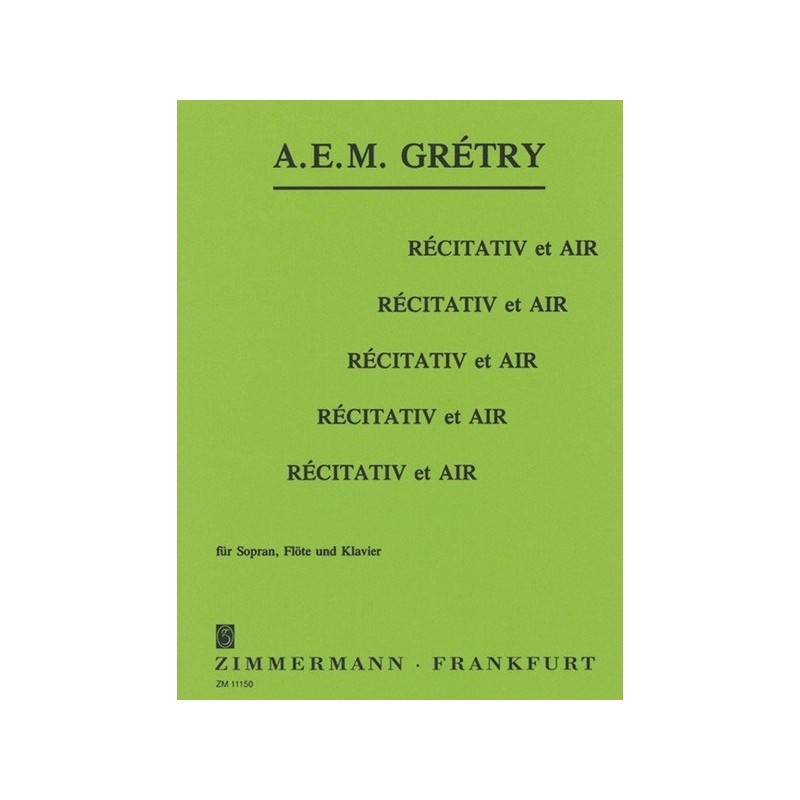 Récitativ et Air 