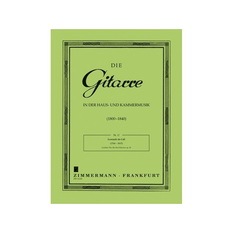 Leichtes Trio op. 26 