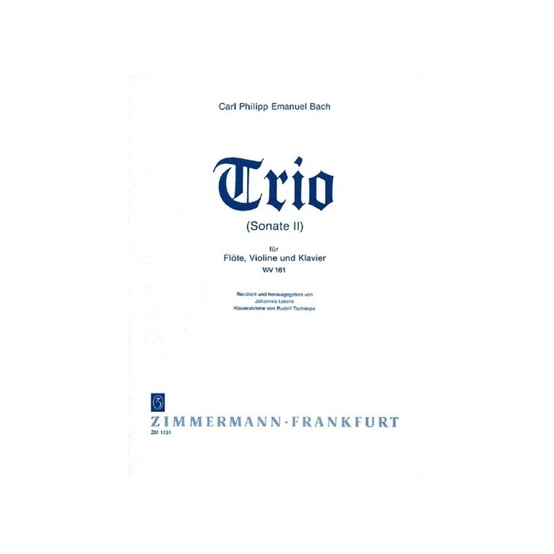 Trio (Sonate II) Wq 161 