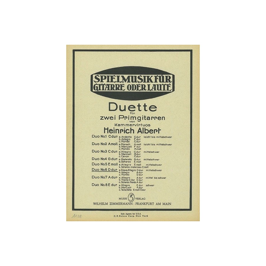 Acht Duette 