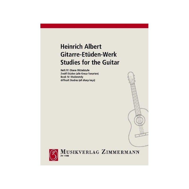 Gitarre-Etüden Heft 4 