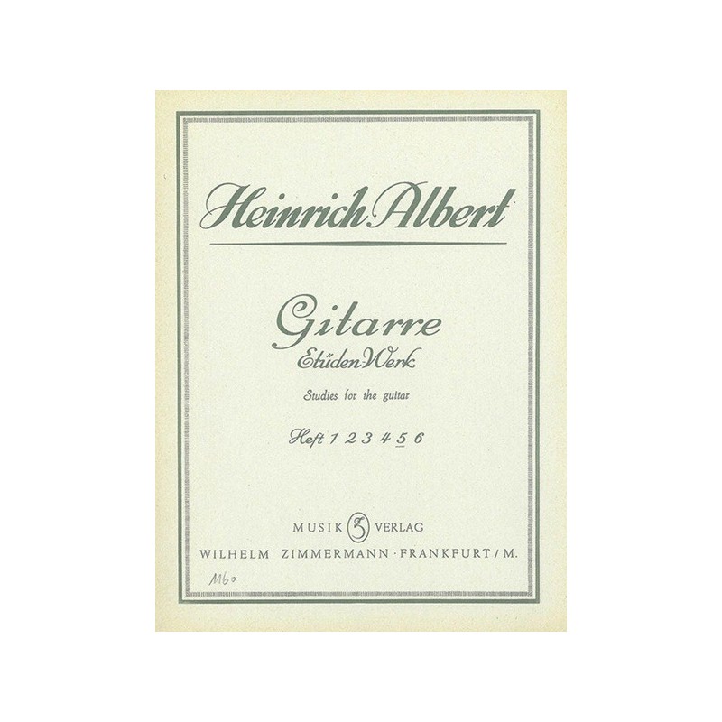 Gitarre-Etüden Heft 5 