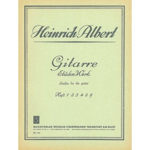 Gitarre-Etüden Heft 6