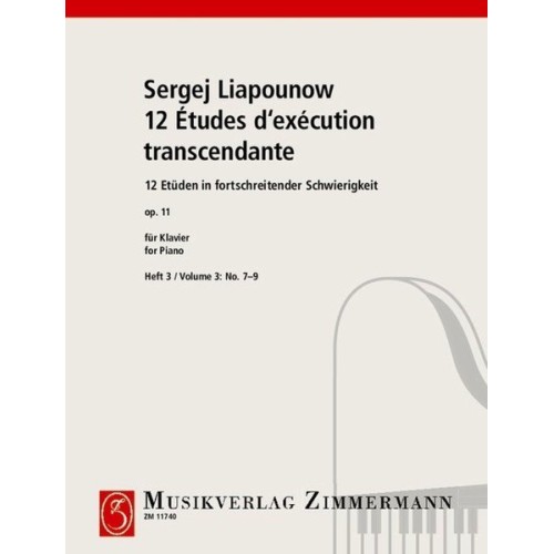 12 Etudes Op.11 Nos.7-9