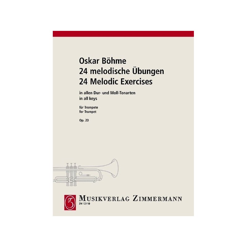 24 Melodic Exercises In All Keys Op 20 