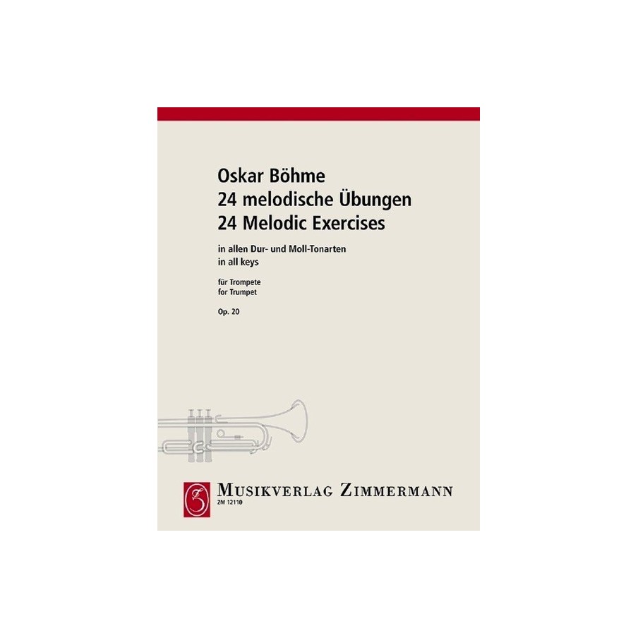24 Melodic Exercises In All Keys Op 20 