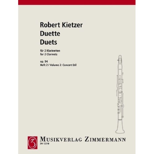 Duetten Opus 94 Heft 2: Konzert Stil 