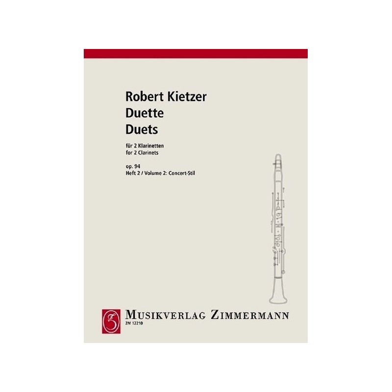 Duetten Opus 94 Heft 2: Konzert Stil 