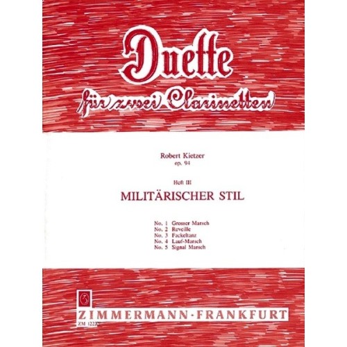 Duetten Opus 94 Heft 3: Militärischer Stil 