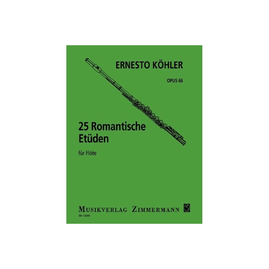 25 Romantische Etüden Für Flöte 