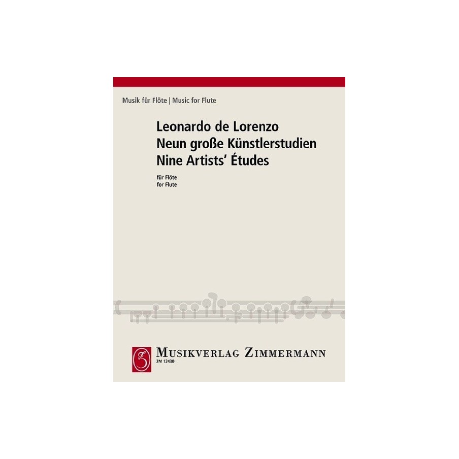 Neun große Künstler-Studien 