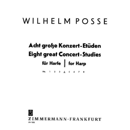 Acht große Konzert-Etüden