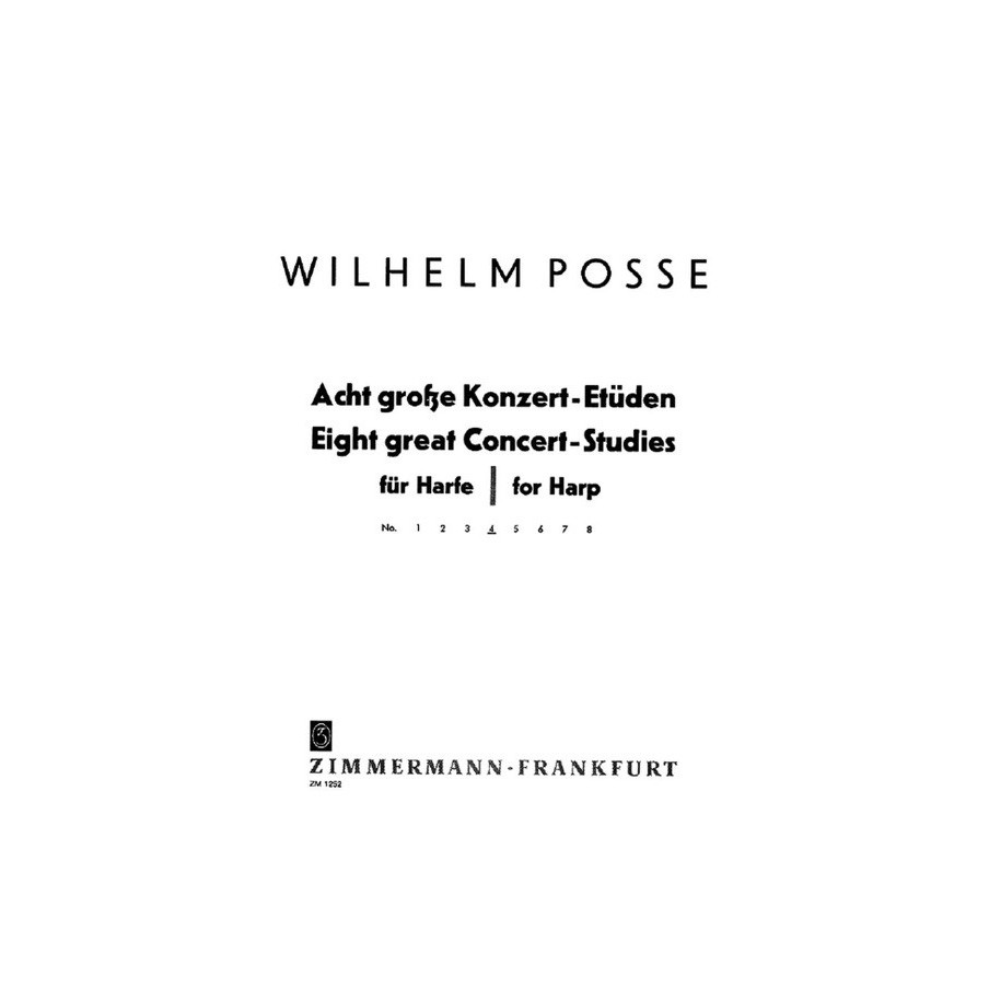 Acht große Konzert-Etüden 