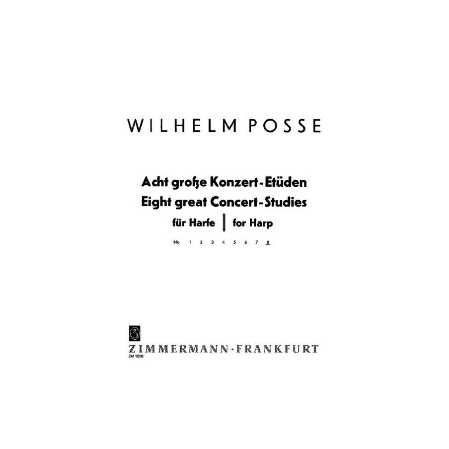 Acht große Konzert-Etüden 