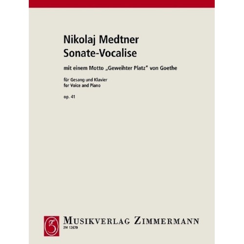 Sonate Vocalise op. 41/1 