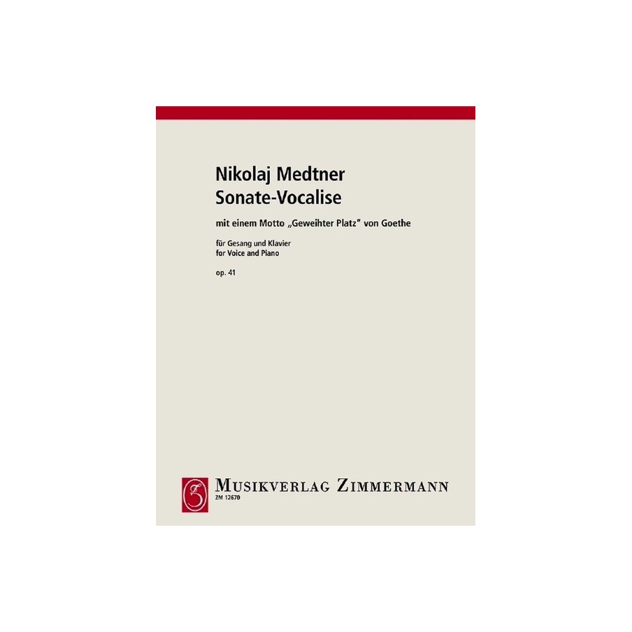 Sonate Vocalise op. 41/1 