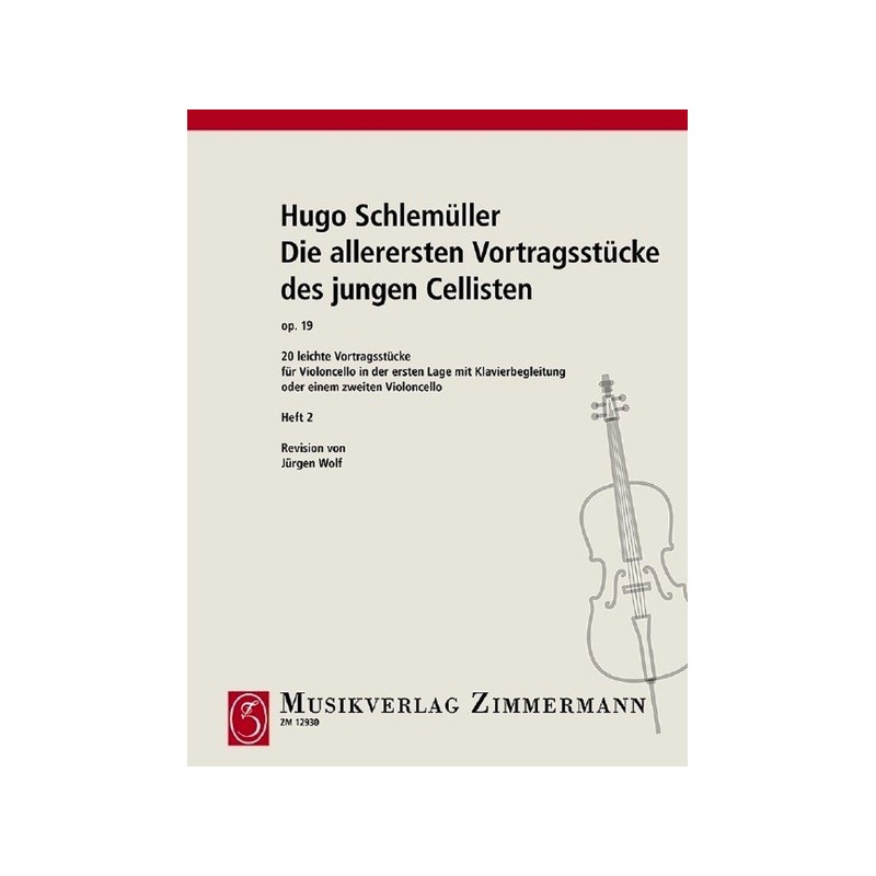 Die Allerersten Vortragsstücke Opus 19 Heft 2 