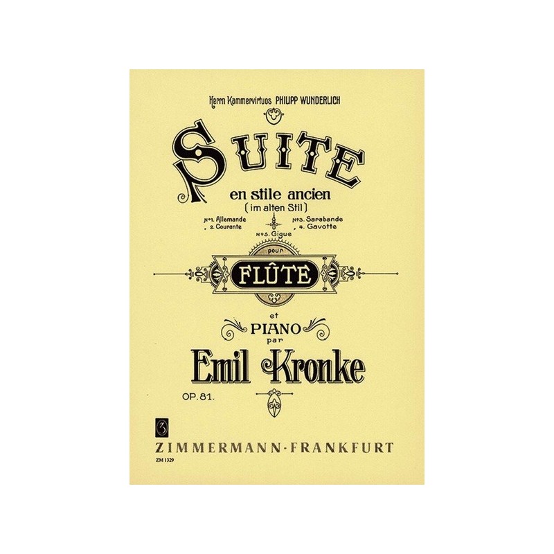 Suite Im Alten Still Op.81 