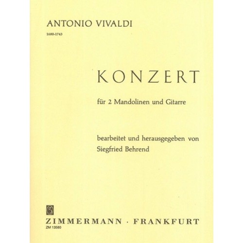 Konzert Fur 2 Mandolinen...