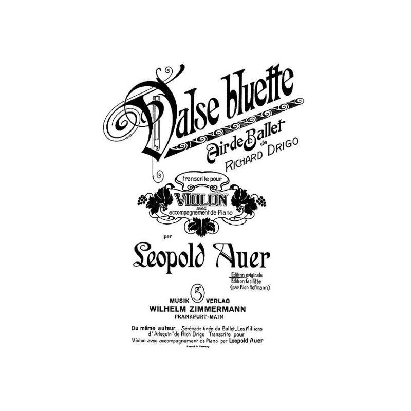 Valse bluette, Air de ballet 