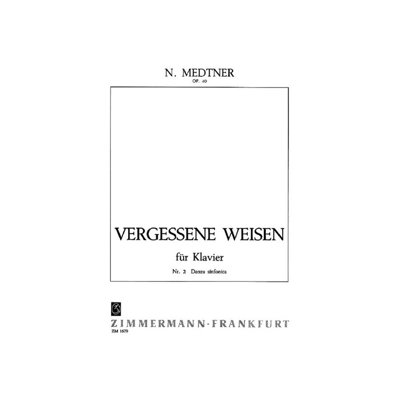 Vergessene Weisen op. 40 