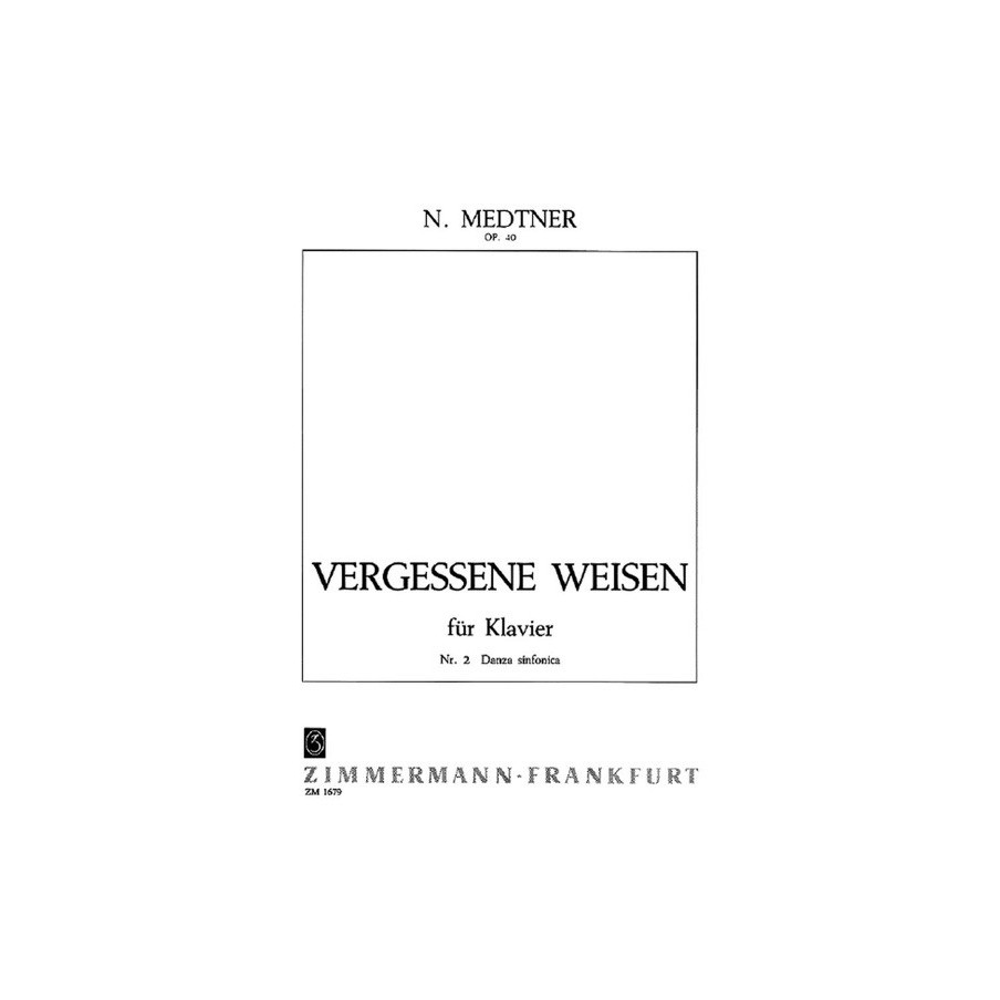 Vergessene Weisen op. 40 