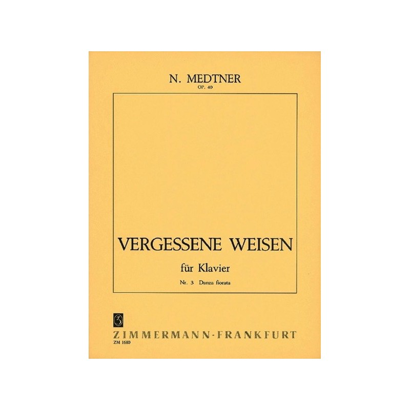Vergessene Weisen op. 40 