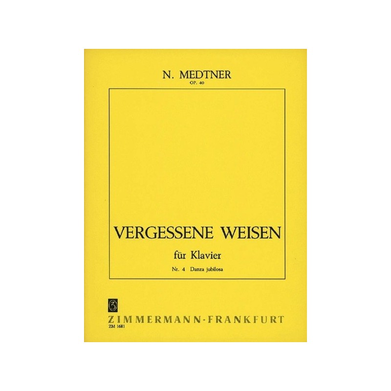 Vergessene Weisen op. 40 